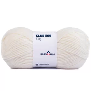 Fio Club 500 Pingouin 100g - 004-cru