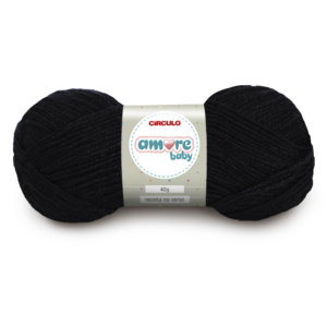 Fio Amore Baby 40g - 940 - PRETO