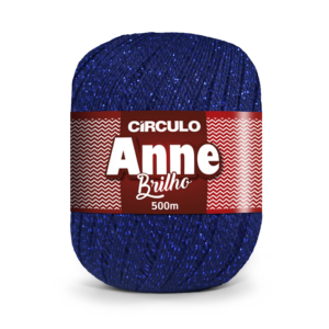 Linha Anne Brilho 500 Circulo - 2856 - ANIL PROFUNDO AZUL