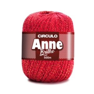 Linha Anne Brilho 500 Circulo - 3528 - CARMIM VERMELHO