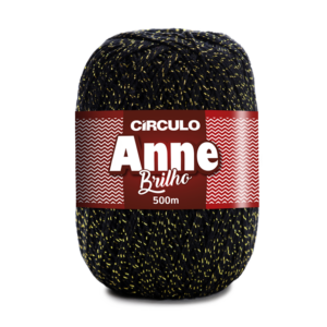 Linha Anne Brilho 500 Circulo - 8990 - PRETO