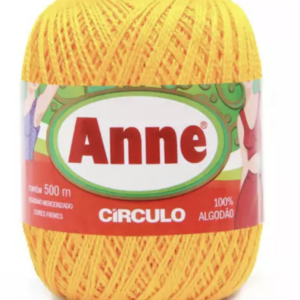 Linha Anne 500 Circulo - cores lisas - 1289 - CANÁRIO AMARELO