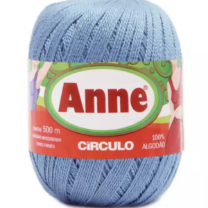 Linha Anne 500 Circulo - cores lisas - 2137 - HORTÊNCIA AZUL