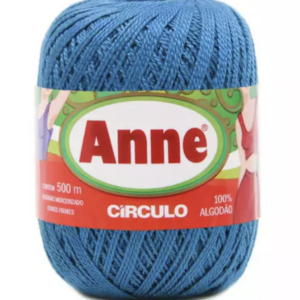 Linha Anne 500 Circulo - cores lisas - 2500 - ACQUA AZUL