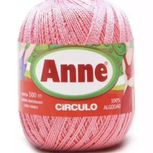 Linha Anne 500 Circulo - cores lisas - 3131 - CHICLETE ROSA