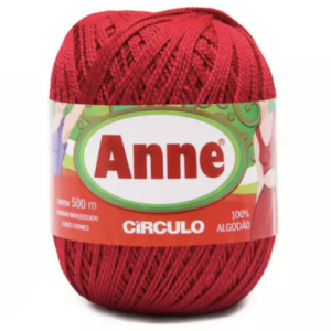 Linha Anne 500 Circulo - cores lisas - 3402 - VERMELHO CIRCULO