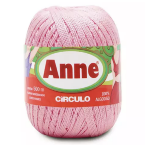 Linha Anne 500 Circulo - cores lisas - 3526 - ROSA CANDY