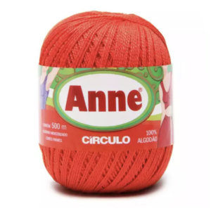 Linha Anne 500 Circulo - cores lisas - 4445 - TANGERINA