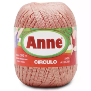 Linha Anne 500 Circulo - cores lisas - 4514 - PÊSSEGO