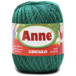 Linha Anne 500 Circulo - cores lisas - 5363 - ESMERALDA VERDE