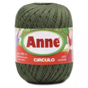 Linha Anne 500 Circulo - cores lisas - 5368 - MILITAR