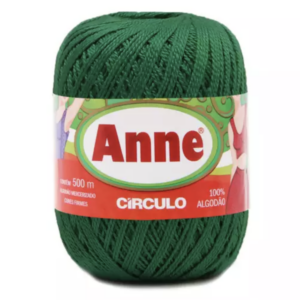Linha Anne 500 Circulo - cores lisas - 5398 - MUSGO VERDE