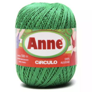Linha Anne 500 Circulo - cores lisas - 5638 - TREVO VERDE