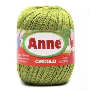 Linha Anne 500 Circulo - cores lisas - 5800 - OLIVA VERDE