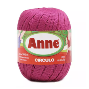 Linha Anne 500 Circulo - cores lisas - 6116 - ROSA CHOQUE