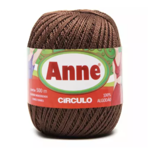 Linha Anne 500 Circulo - cores lisas - 7382 - CHOCOLATE MARROM