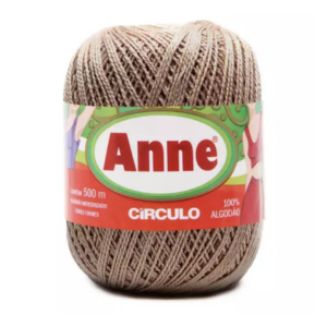 Linha Anne 500 Circulo - cores lisas - 7625 - CASTANHA
