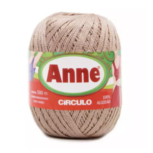 Linha Anne 500 Circulo - cores lisas - 7650 - AMENDOAS BEGE MÉDIO
