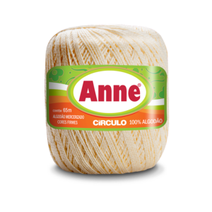 Linha Anne 65m Circulo - 1074 - CREME MARFIM