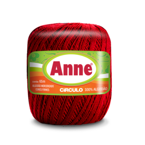 Linha Anne 65m Circulo - 3402 - VERMELHO CIRCULO