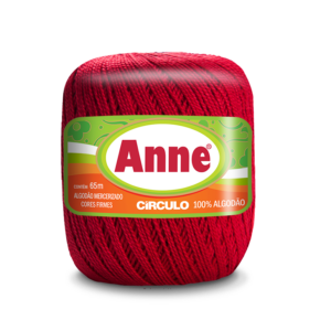 Linha Anne 65m Circulo - 3581 - PIMENTA VERMELHA