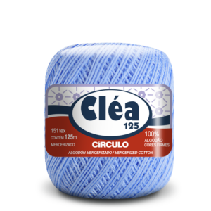 Linha Cléa 125 Circulo - 2137 - HORTÊNCIA AZUL