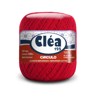 Linha Cléa 125 Circulo - 3528 - CARMIM VERMELHO